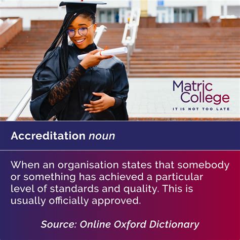 accreditation dictionary.